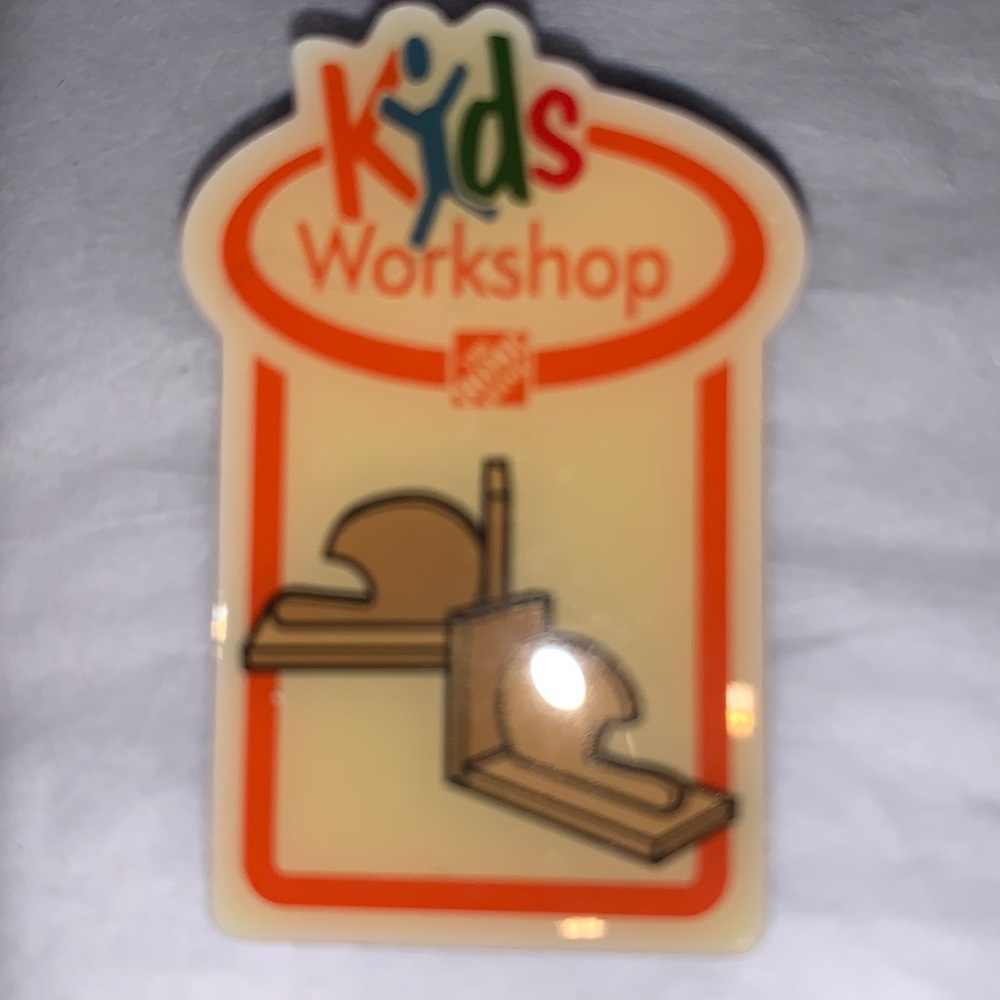 Home Depot Kids Workshop Pin